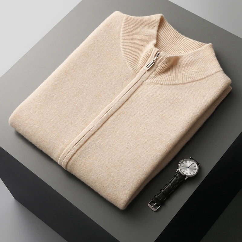 Herren Weste Mit Durchgehendem Reißverschluss Und Seitentaschen