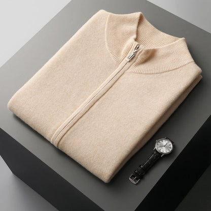 Herren Weste Mit Durchgehendem Reißverschluss Und Seitentaschen