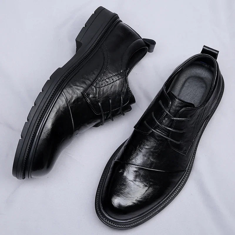 Men's Shoes Formal Shiny Upper Profile Sole