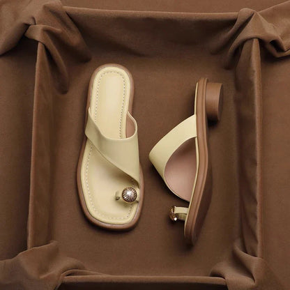 Women's summer sandals with square toe, block heel, and adjustable straps