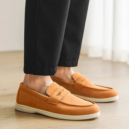 Herren Loafer mit handgearbeiteten Nähten und gepolsterter Innensohle