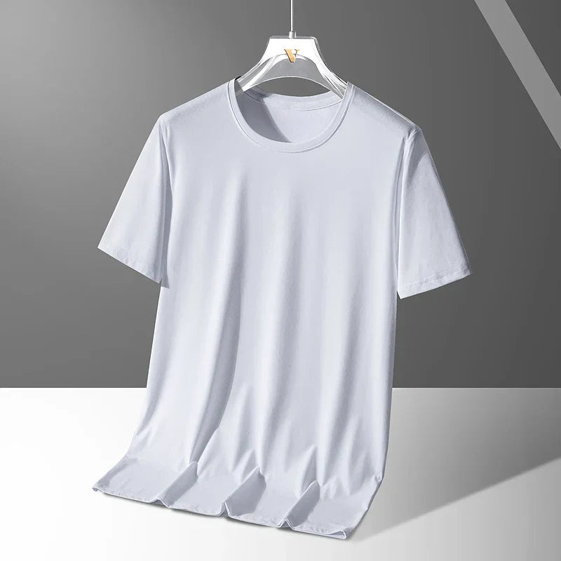Men's Shirt Quick Dry Stretch Fit Crew Neck