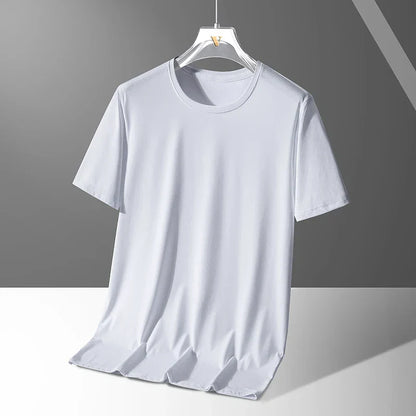 Men's Shirt Quick Dry Stretch Fit Crew Neck