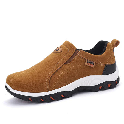 Herren Slip-On Orthopädische Wanderschuhe mit rutschfester Sohle