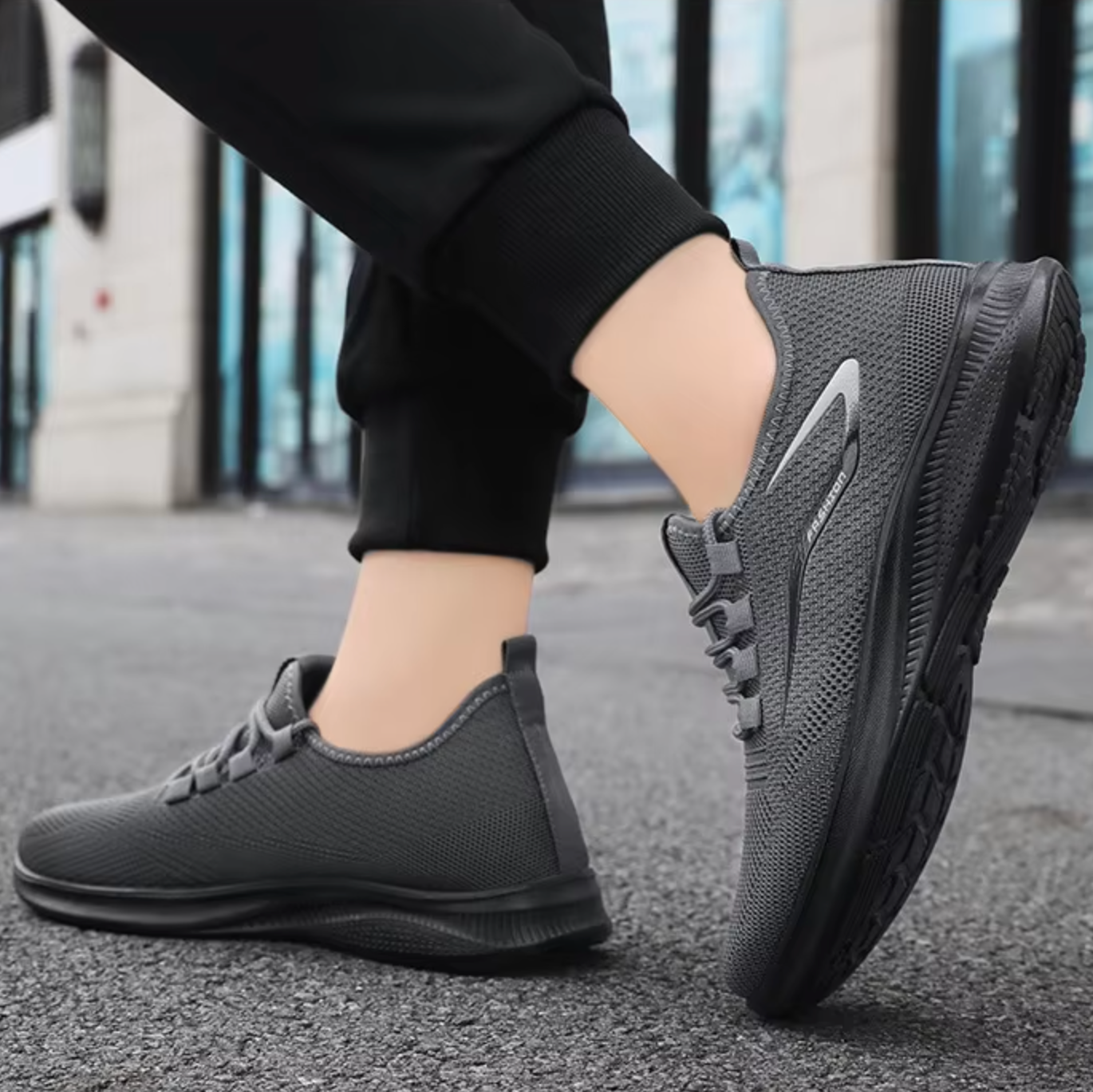 Herren Slip-On-Walkingschuhe Orthopädisch Gepolstert Mit Fußgewölbestütze