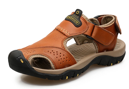 Herren-Sommersandalen Zum Hineinschlüpfen, Breite Passform, Rutschfeste, Gepolsterte Sohle