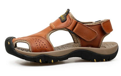 Herren-Sommersandalen Zum Hineinschlüpfen, Breite Passform, Rutschfeste, Gepolsterte Sohle