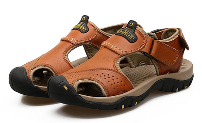 Herren-Sommersandalen Zum Hineinschlüpfen, Breite Passform, Rutschfeste, Gepolsterte Sohle