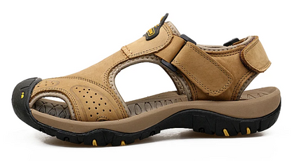 Herren-Sommersandalen Zum Hineinschlüpfen, Breite Passform, Rutschfeste, Gepolsterte Sohle