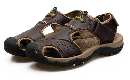 Herren-Sommersandalen Zum Hineinschlüpfen, Breite Passform, Rutschfeste, Gepolsterte Sohle
