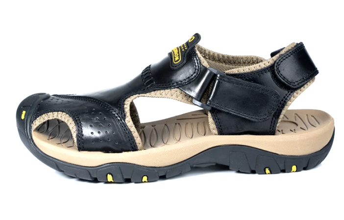 Herren-Sommersandalen Zum Hineinschlüpfen, Breite Passform, Rutschfeste, Gepolsterte Sohle