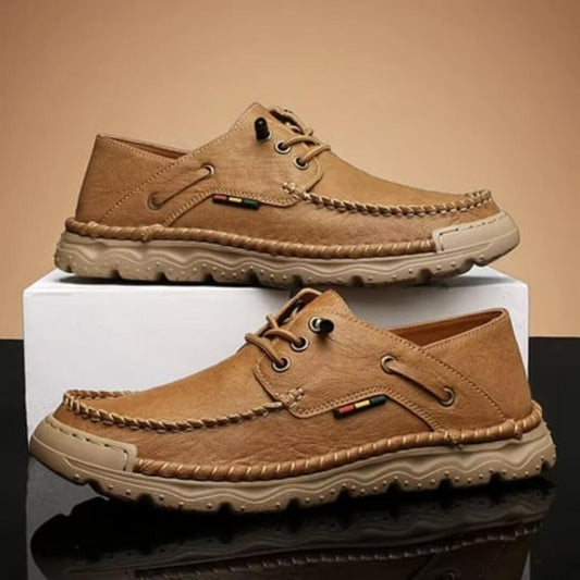 Herren Winter-Oxfords mit robuster Sohle und handgenähter Kante