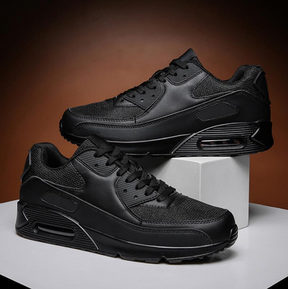 Herren Sneaker Mit Luftgepolsterter Mittelsohle, Mesh-Obermaterial, Gepolstertem Kragen Und Gummilaufsohle