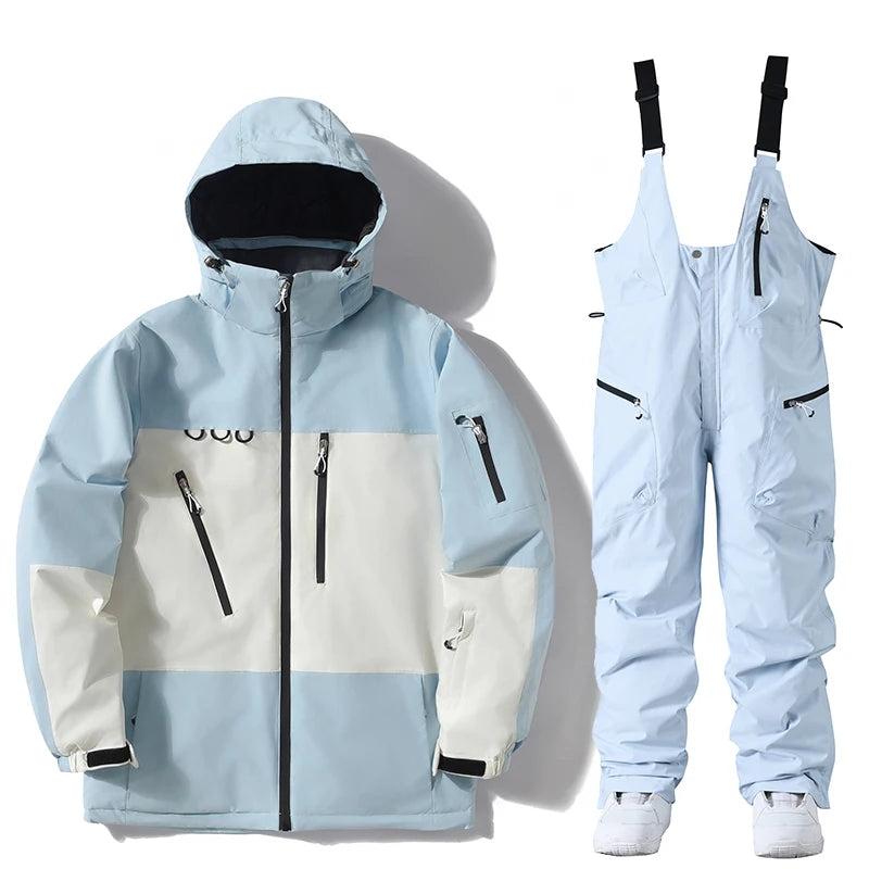 Winter Ski Suit Set for Men and Women - Ski Jackets and Pants
