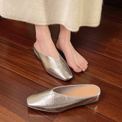 Women's Slippers with Low Cut and Supportive Sole