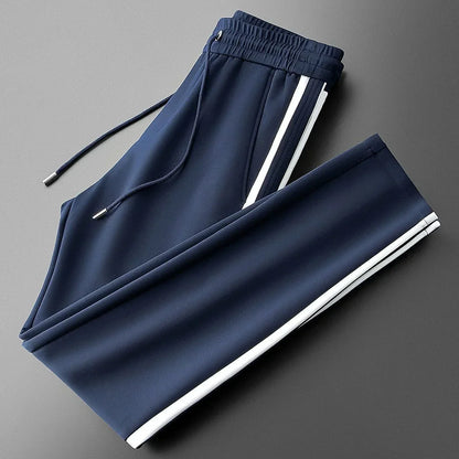 Herren Jogginghose mit Karomuster – Schmal Zulaufender Schnitt