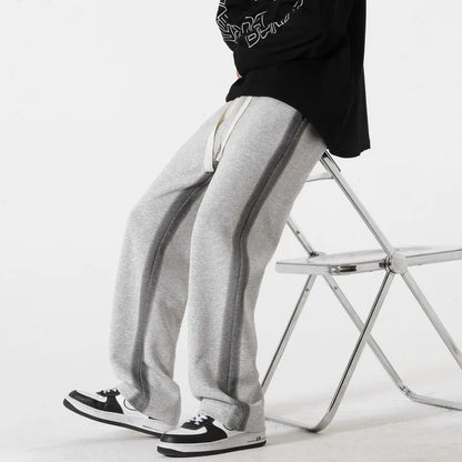 Herren-Sweatpants mit lockerem Schnitt und Kordelzugbund