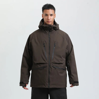 Herren & Damen Winter Snowboard Jacke, Atmungsaktive & Wasserabweisende Ski Jacke