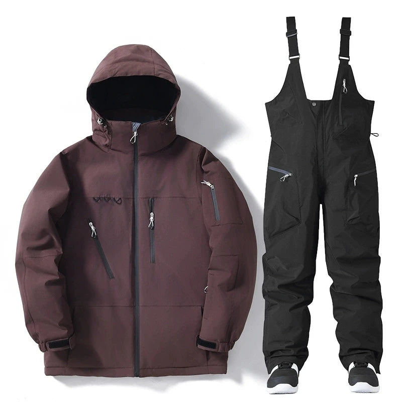 Winter Ski Suit Set for Men and Women - Ski Jackets and Pants
