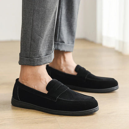 Herren Slipper mit Riemen Mattes Design Gepolsterte Innensohle