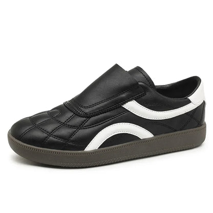 Herren-Sneaker Aus Leder Mit Schnürung, Freizeitschuhe Für Den Alltag