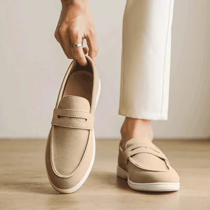 Herren Loafer mit handgearbeiteten Nähten und gepolsterter Innensohle