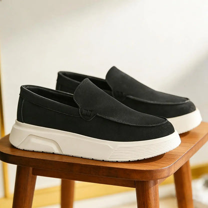Men's Loafers with Orthopedic, Padded Footbed and Shock-Absorbing Sole