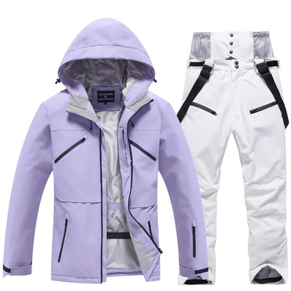 Damen Und Herren Winter Skianzug Atmungsaktive Snowboardjacke Und Hose Für Kaltes Wetter