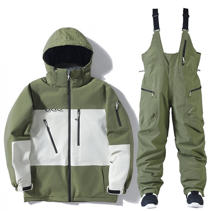 Winter Ski Suit Set for Men and Women - Ski Jackets and Pants