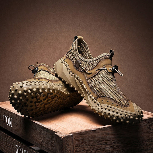 Herren Hiking-Sneaker Mit EVA-Zwischensohle, Gummisohle, Verstärkter Spitze Und Gepolstertem Schaft