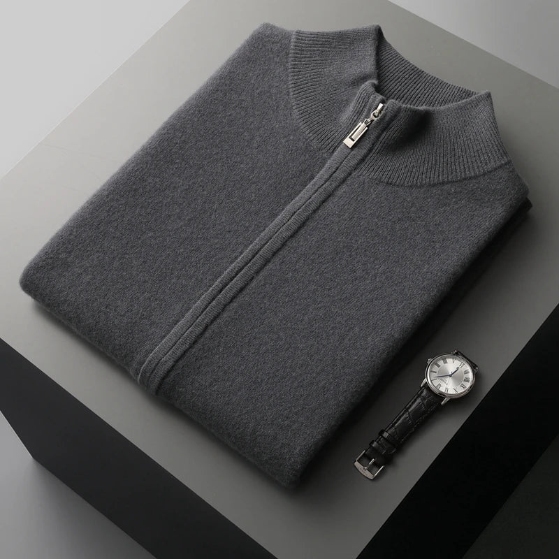 Herren Weste Mit Durchgehendem Reißverschluss Und Seitentaschen