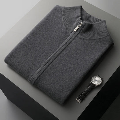 Herren Weste Mit Durchgehendem Reißverschluss Und Seitentaschen