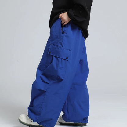 Herren Damen Skihose Lockerer Schnitt Atmungsaktive Snowboardhose Mit Reißverschluss Und Isoliertem Design