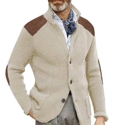 Herren-Strickjacke aus angenehmem Strick im modischen Look