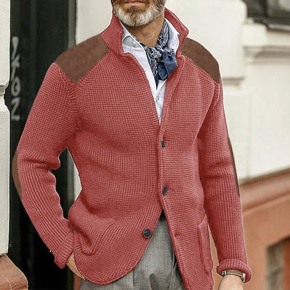 Herren Strickjacke Aus Weichem Strick