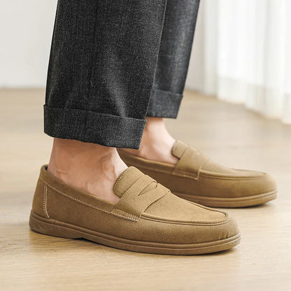 Herren Slipper mit Riemen Mattes Design Gepolsterte Innensohle