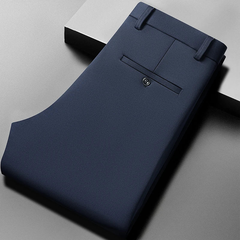 Herren-Stretchhose mit elastischem Bund und taillierter Passform