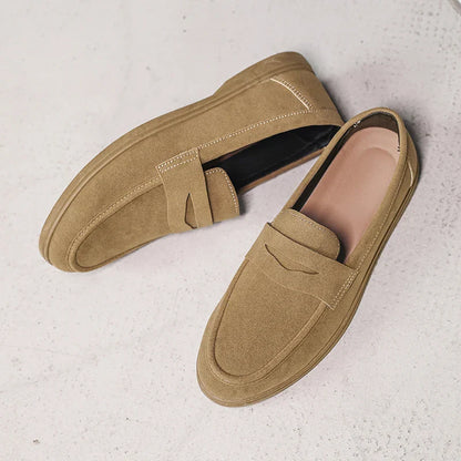 Herren Slipper mit Riemen Mattes Design Gepolsterte Innensohle