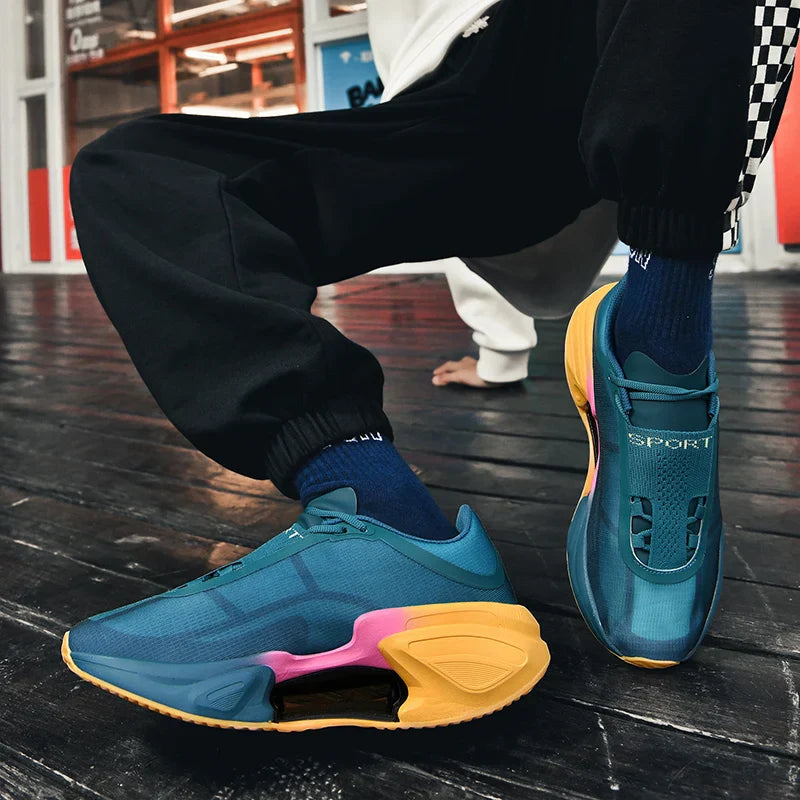 Herren Sneaker Schaumstoffdämpfung Struktur Obermaterial Gummisohle