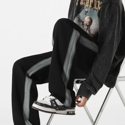 Herren-Sweatpants mit lockerem Schnitt und Kordelzugbund