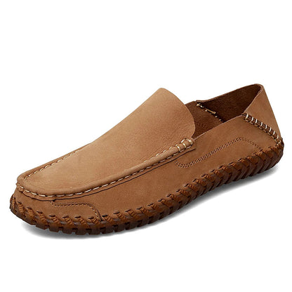 Men's Slippers Slip-On Handmade Seams Non-Slip Sole