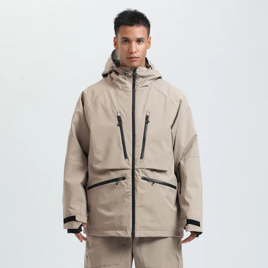 Herren & Damen Winter Snowboard Jacke, Atmungsaktive & Wasserabweisende Ski Jacke