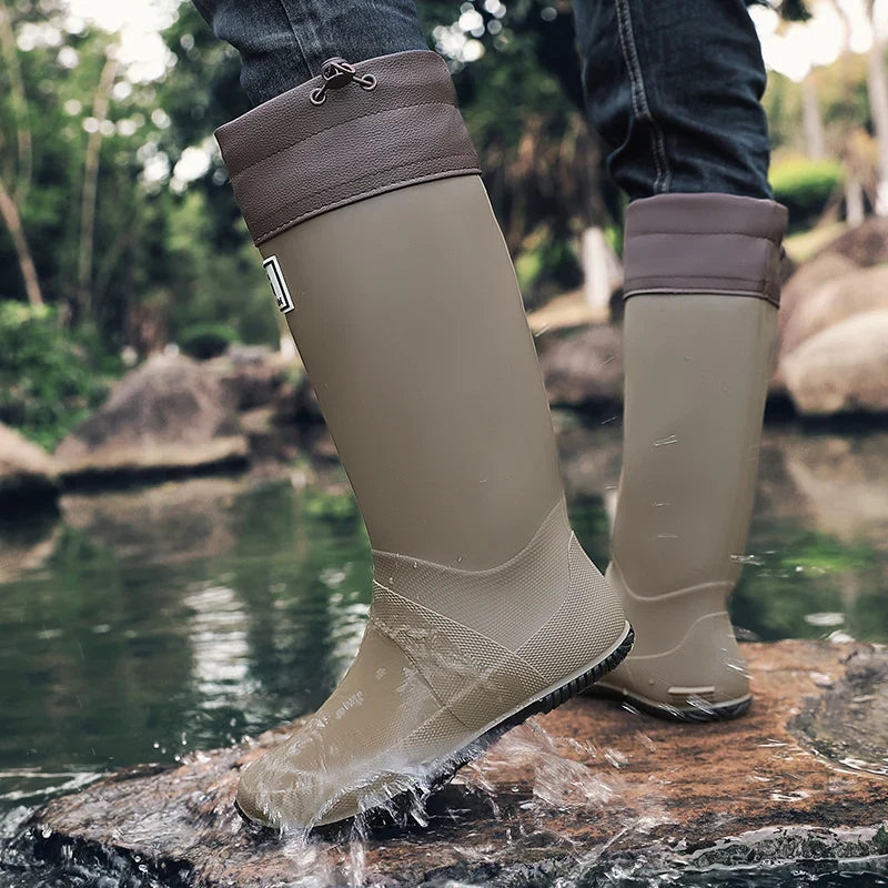 Profilsohle der wasserdichten Herren-Gummistiefel