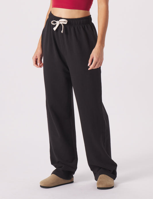 Damen Sweatpants Mit Geradegeschnittenem Bein, Weiter Passform Und Gebürstetem Finish