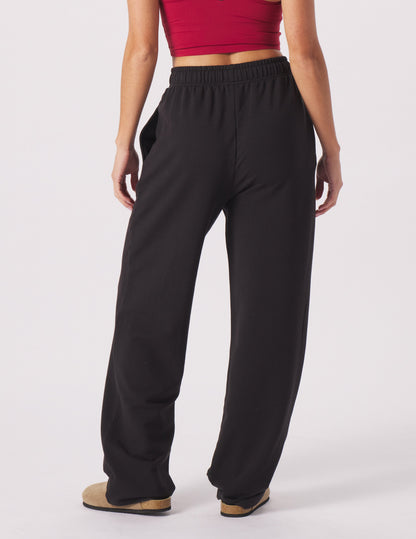 Damen Sweatpants Mit Geradegeschnittenem Bein, Weiter Passform Und Gebürstetem Finish