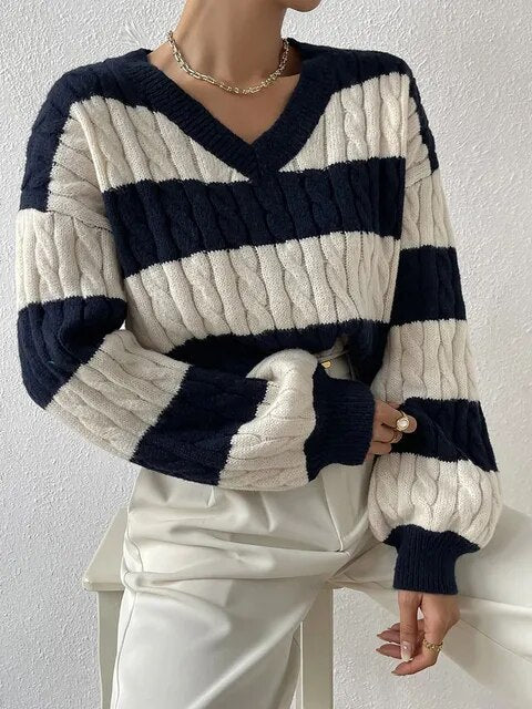 Damen Pullover Mit Lockerer Passform Und Weicher Struktur