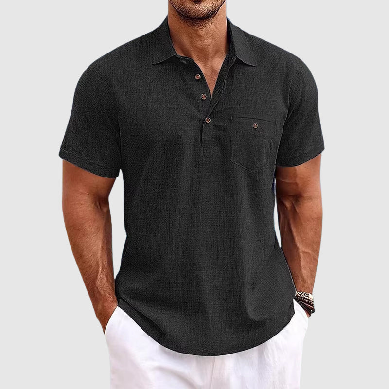 Men's Summer Polo Shirt Light Breathable Modern Cut