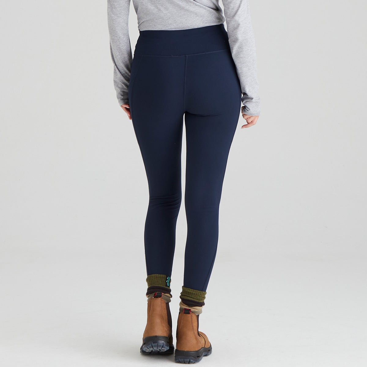 Damen Leggings Mittleres Gewicht Kordelzug Taschen