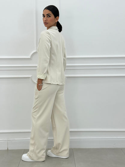 Women's Two-Piece Blazer and Long Pants