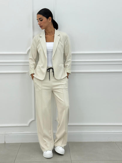 Women's Two-Piece Blazer and Long Pants
